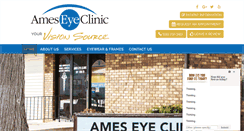 Desktop Screenshot of ameseyeclinic.com